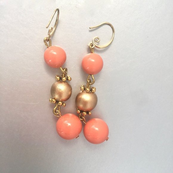 Sugar Gay Isber Jewelry Collection Swarovski Pearl Beads Dangling Earrings - Picture 1 of 2